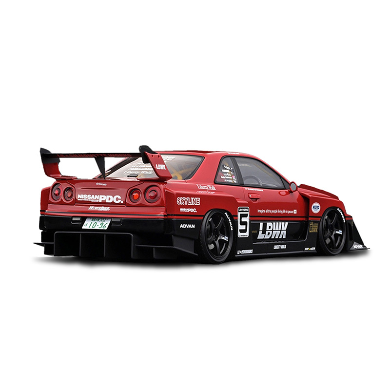 ignition model 1/18 LB-ER34 Super Silhouette NISSAN SKYLINE Red